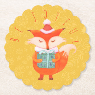 Dessous-de-verre En Papier Le Dessous de verre de Noël de la Fox mûre