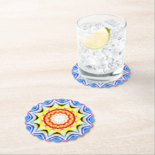 Dessous-de-verre En Papier Le prêtre Imaginaire Mage Le Vibrant magique Mand
