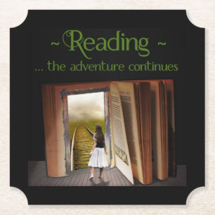 Dessous-de-verre En Papier Lecture, l'aventure continue