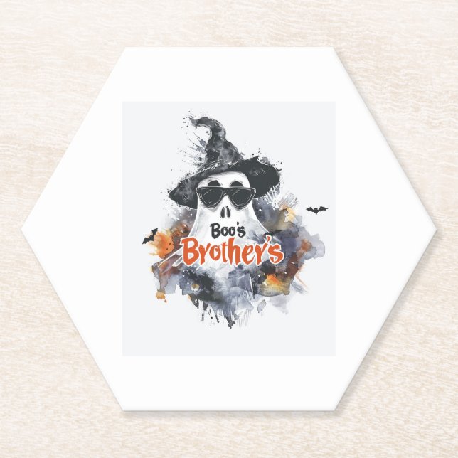 Dessous-de-verre En Papier Les frères de Boo (Devant)