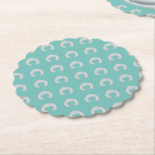 DESSOUS-DE-VERRE EN PAPIER LETTRE MINTONNE C