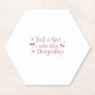 Dessous-de-verre En Papier Libellule Juste Une Fille Qui Aime Les Libellules