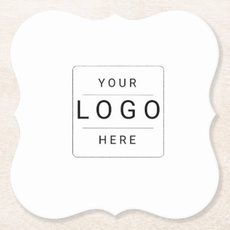 Dessous-de-verre En Papier Logo personnalisé