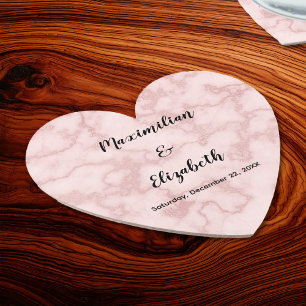 Dessous-de-verre En Papier Marbre rose Faux
