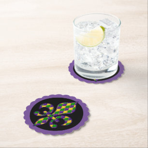 Dessous-de-verre En Papier Mardi Gras