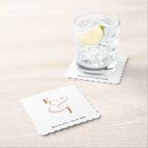 Mariage à l'esperluette en terre cuite | Cocktail 