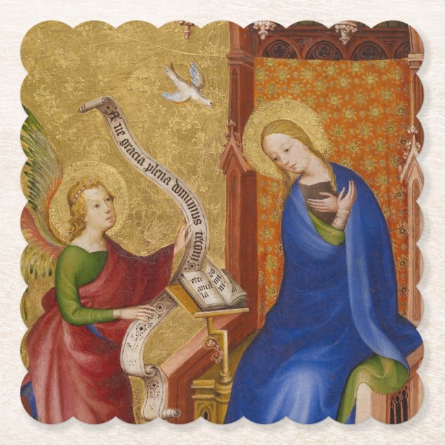 Dessous-de-verre En Papier Marie et Ange de l'Annonciation (Devant)