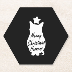Dessous-de-verre En Papier MEOWY Christmas