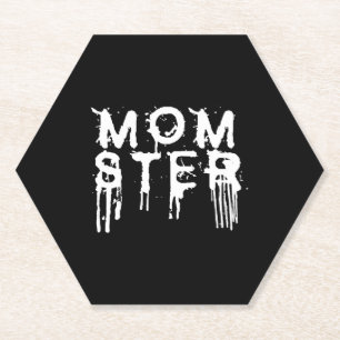 Dessous-de-verre En Papier Momster d'Halloween