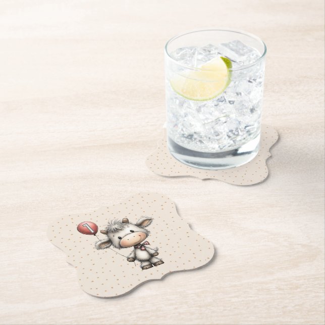 Dessous-de-verre En Papier Moo Magic: Age One Edition! (En situation)