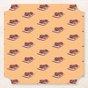 Dessous-de-verre En Papier Moteurs D'Incendie À Vitesse