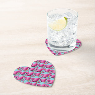 Dessous-de-verre En Papier Motif Canard Rose Kawaii – Maxi Esthétique Adorabl