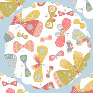 Dessous-de-verre En Papier Motif papillon