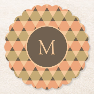 Dessous-de-verre En Papier Motif triangles