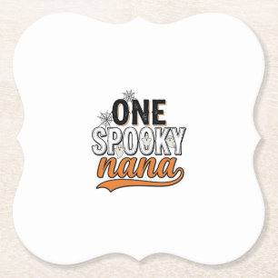 Dessous-de-verre En Papier Nana fantôme Halloween épouvantable Création de T-