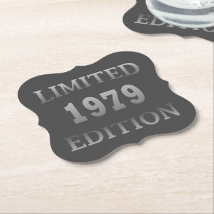 Dessous-de-verre En Papier né en 1979 anniversaire édition limitée