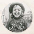 N'IMPORTE QUEL Anniversaire Chic White Typographie