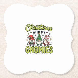 Dessous-de-verre En Papier Noël avec mes lutins modèle gnome