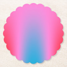 Ombre profondément Magenta rose à rouge et bleu Au