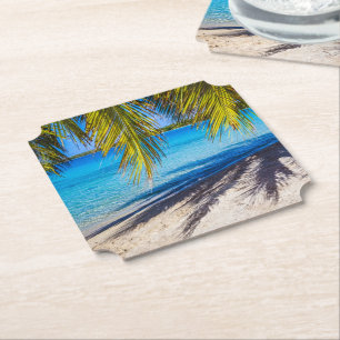Dessous-de-verre En Papier Ombres sur la plage