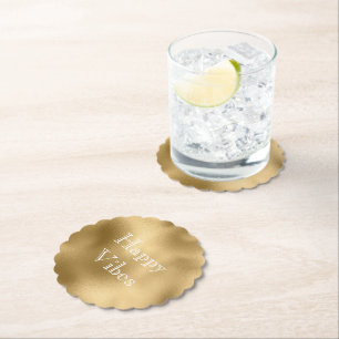 Dessous-de-verre En Papier Or chic