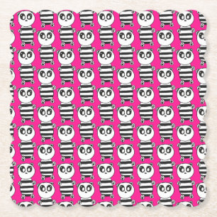 Dessous-de-verre En Papier Panda Kids