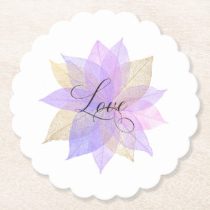 Dessous-de-verre En Papier *~* Pastel LOVE INTENTION DESSOUS DE VERRE EMOTO F