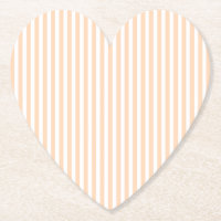 Pêche pâle Angélique Corail et Rayure Blanche