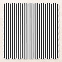 Pinstripe mince noir et blanc