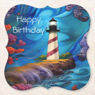 Dessous-de-verre En Papier Point phare