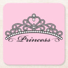 Princesse Tiara Coaster (arrière - plan rose)