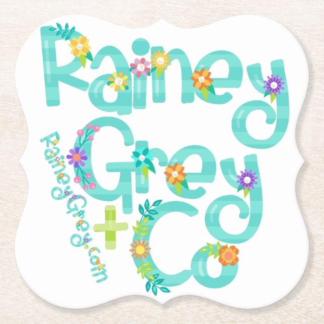 Dessous-de-verre En Papier RAINEY GRAY + CO [logo 6] (Devant)