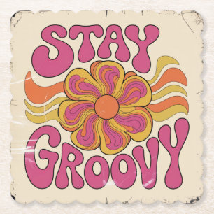Dessous-de-verre En Papier Restez Groovy