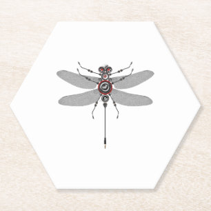 Dessous-de-verre En Papier Robot Insect Dragonfly Hifi Haut-parleur Système E