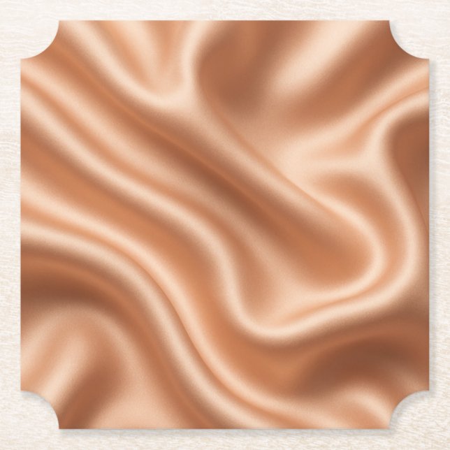 Dessous-de-verre En Papier Silk Fabric Texture Gold Background-97082 (Devant)