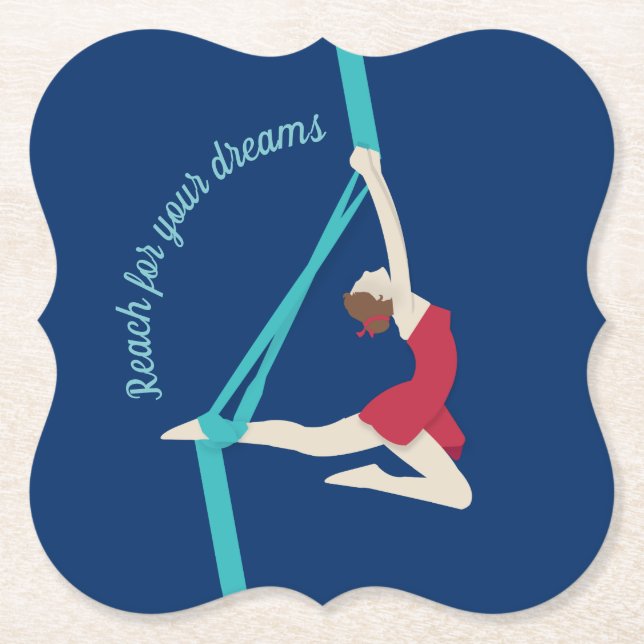 Dessous-de-verre En Papier Soies aériennes (Devant)
