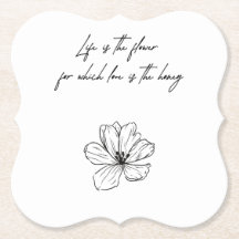 Sous-verres de l'amour