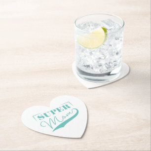 Dessous-de-verre En Papier Super Maman