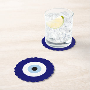 Dessous-de-verre En Papier Symbole de protection et de bonne chance