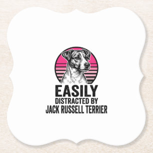 Dessous-de-verre En Papier T-shirt vintage Jack Russell Terrier facilement di