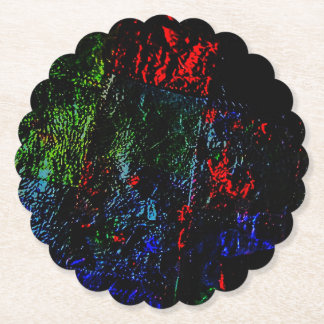 Dessous-de-verre En Papier Tapis de verre en papier sombre texture abstraite