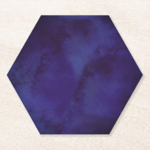 Tapisserie Moderne Bleu Nuit Minimaliste | Élégant