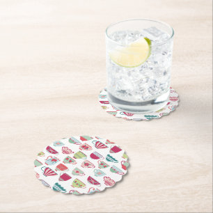 Dessous-de-verre En Papier Tasses à thé Moderne Vintage