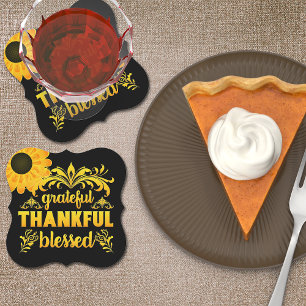 Dessous-de-verre En Papier Tournesol Gratuit, Gentil, Béni