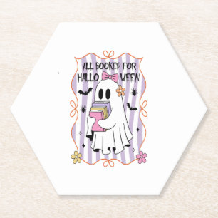 Dessous-de-verre En Papier Tous Réservés Pour Halloween Professeur Ghost