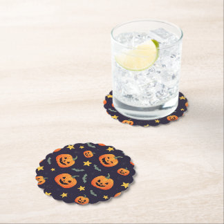 Dessous-de-verre En Papier un dessous de verre pour Halloween