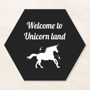 Dessous-de-verre En Papier Unicorne