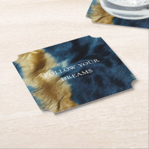 Dessous-de-verre En Papier Vachette bleue