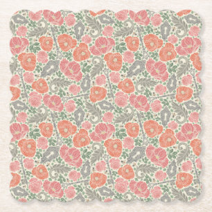 Dessous-de-verre En Papier Vintage Steampunk Old Lock Clé rouge