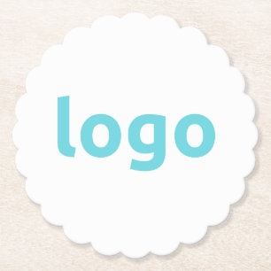 Dessous-de-verre En Papier Votre logo ici Dessous de verre de papier promotio